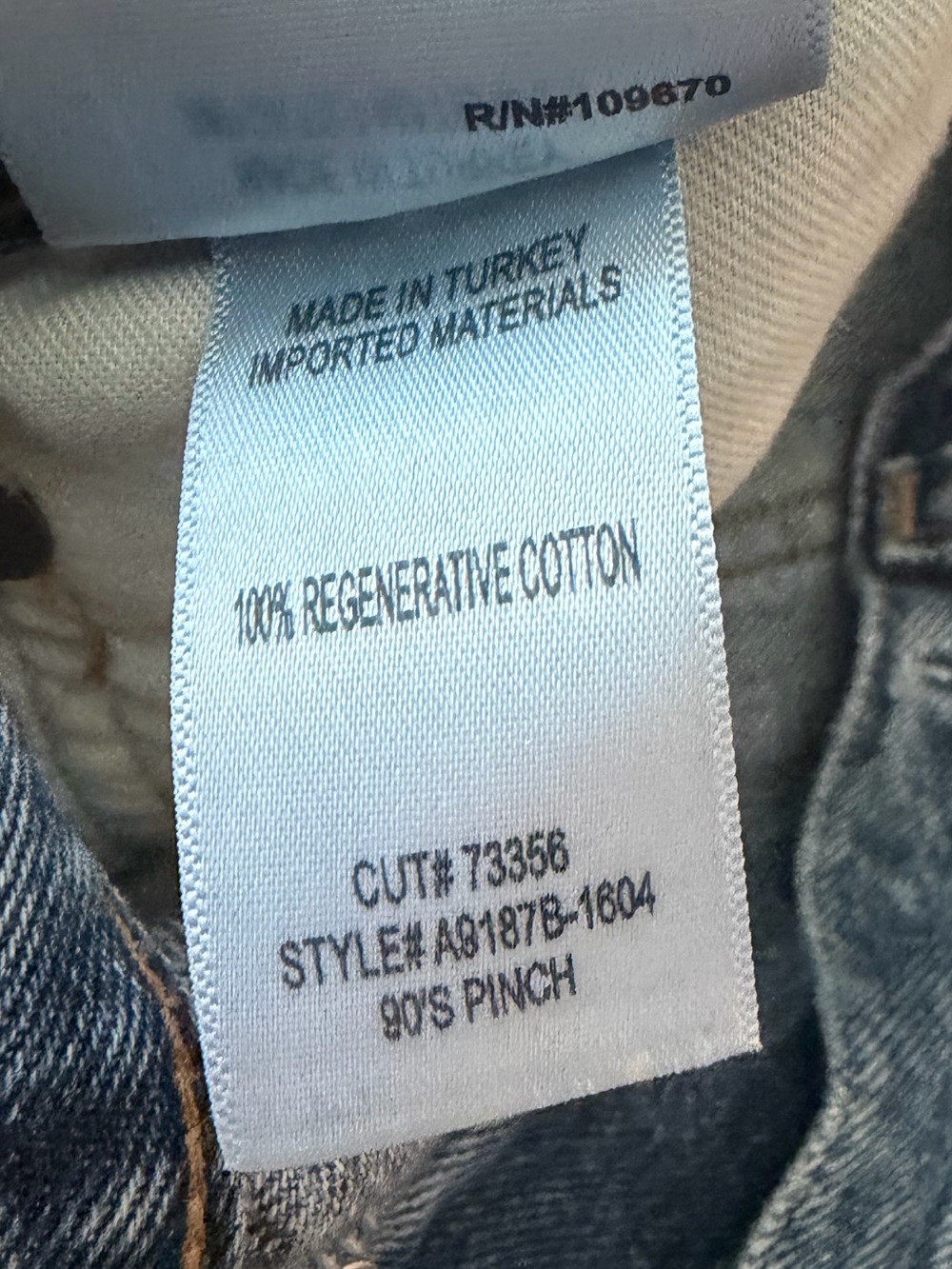 AGOLDE 90s Pinch Waist High Rise Straight Jeans in Control 27 - Picture 12 of 16